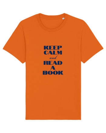 READ A BOOK Bright Orange