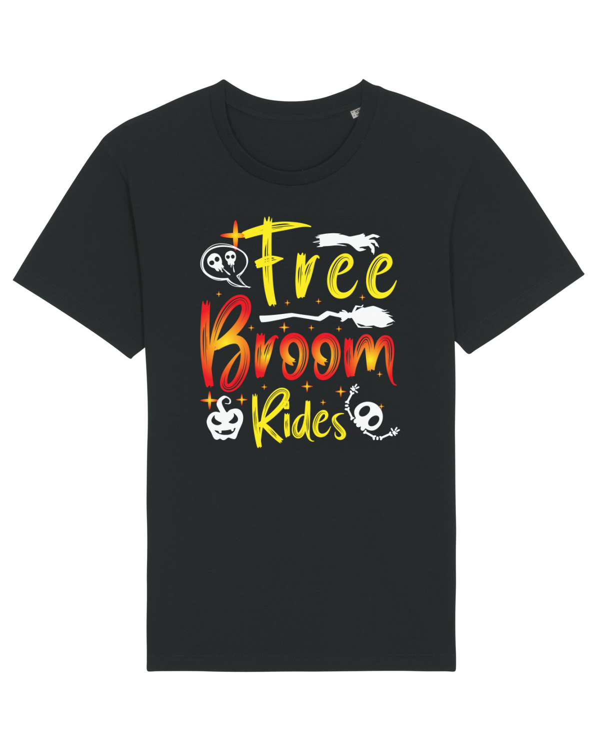 Tricou mânecă scurtă Unisex Rocker Black