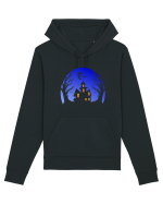 Halloween Blue Moon Scary House Hanorac Unisex Drummer