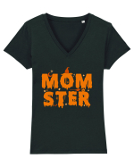 MomSter Tricou mânecă scurtă guler V Damă Evoker