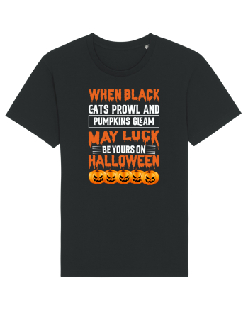 When black cats prowl and pumpkins gleam, may luck be yours on Halloween Black