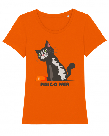 Pisi c-o pată Bright Orange