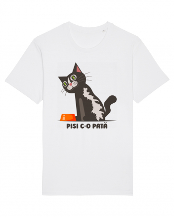 Pisi c-o pată White