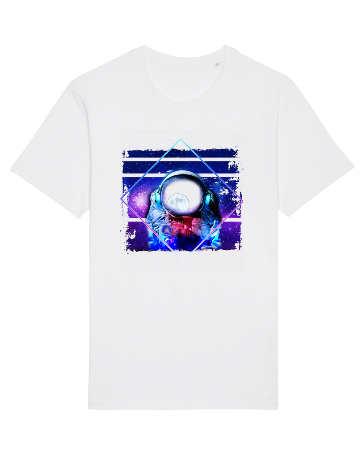 Tricou mânecă scurtă Unisex Rocker White