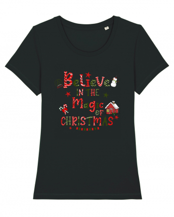 Believe In The Magic Of Christmas Black