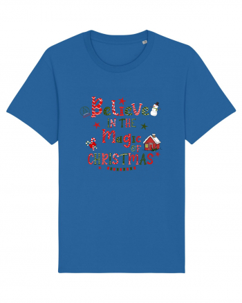 Believe In The Magic Of Christmas Royal Blue