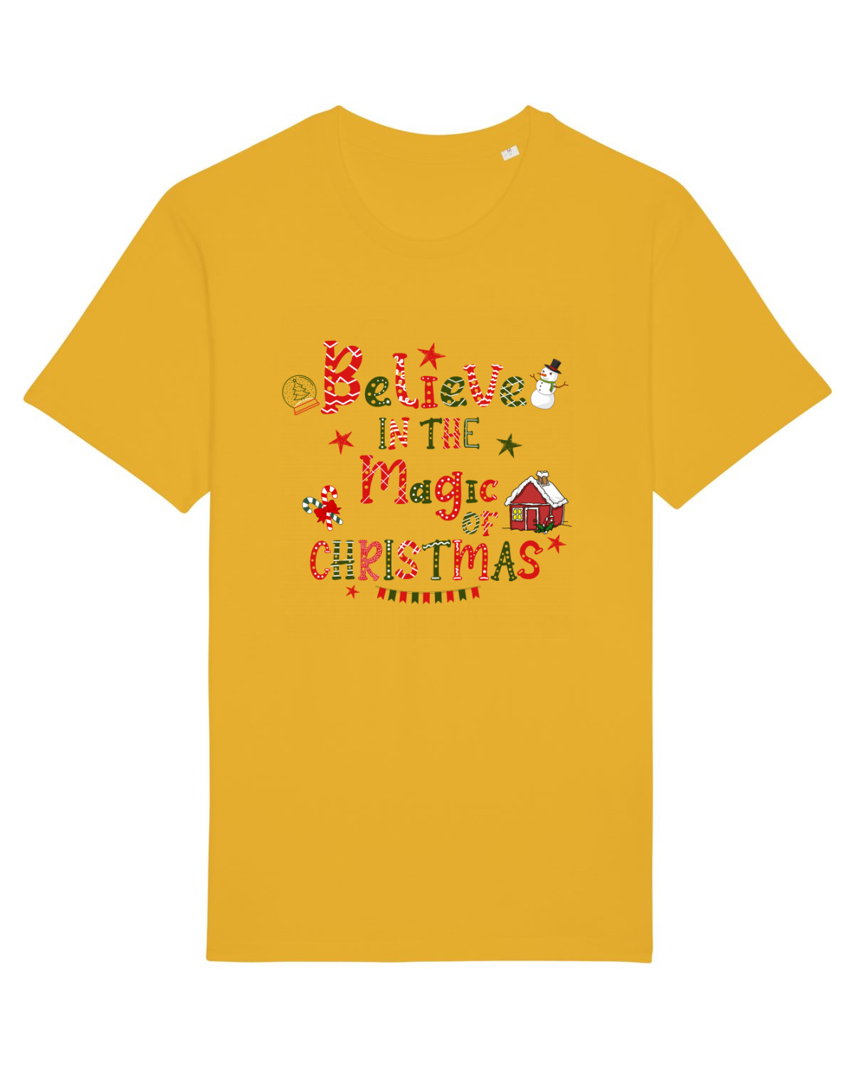 Tricou mânecă scurtă Unisex Rocker Spectra Yellow