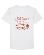Believe In The Magic Of Christmas Tricou mânecă scurtă guler larg Bărbat Skater