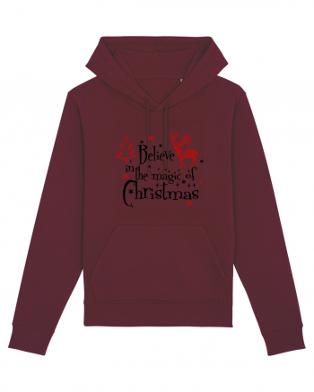 Believe In The Magic Of Christmas Burgundy