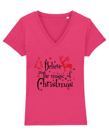 Believe In The Magic Of Christmas Raspberry