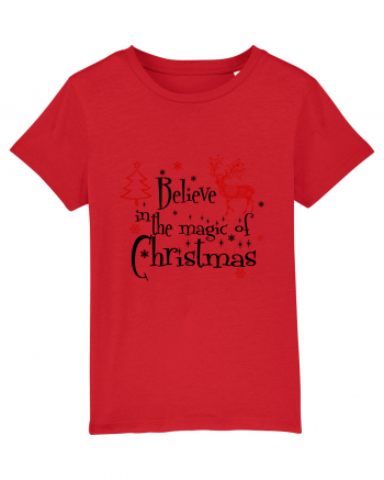 Believe In The Magic Of Christmas Red