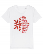 Christmas Blessing Words Tricou mânecă scurtă  Copii Mini Creator