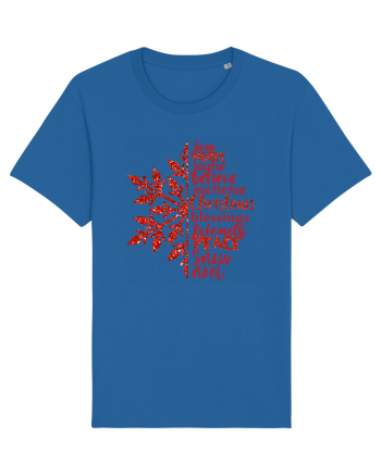 Christmas Blessing Words Royal Blue