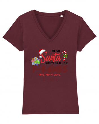 Dear Santa... Sorry! Burgundy