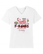 Dear Santa... Sorry! Tricou mânecă scurtă guler V Bărbat Presenter