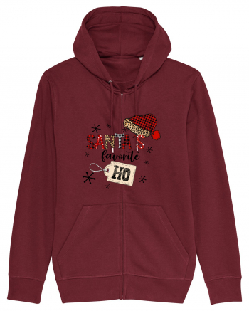 Santas's Favorite Ho Burgundy
