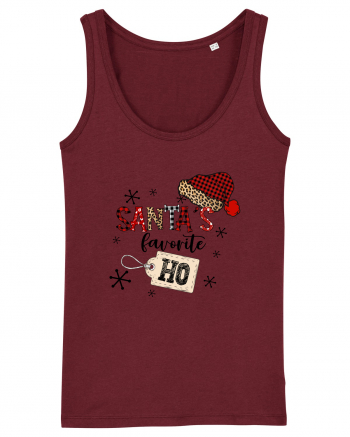 Santas's Favorite Ho Burgundy