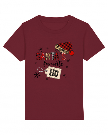 Santas's Favorite Ho Burgundy