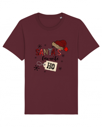 Santas's Favorite Ho Burgundy