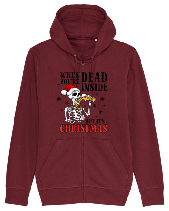 When You're Dead Inside But It's Christmas Burgundy