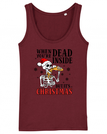 When You're Dead Inside But It's Christmas Burgundy