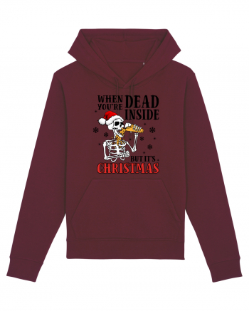 When You're Dead Inside But It's Christmas Burgundy