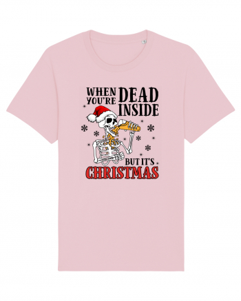 When You're Dead Inside But It's Christmas Cotton Pink