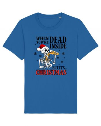 When You're Dead Inside But It's Christmas Royal Blue