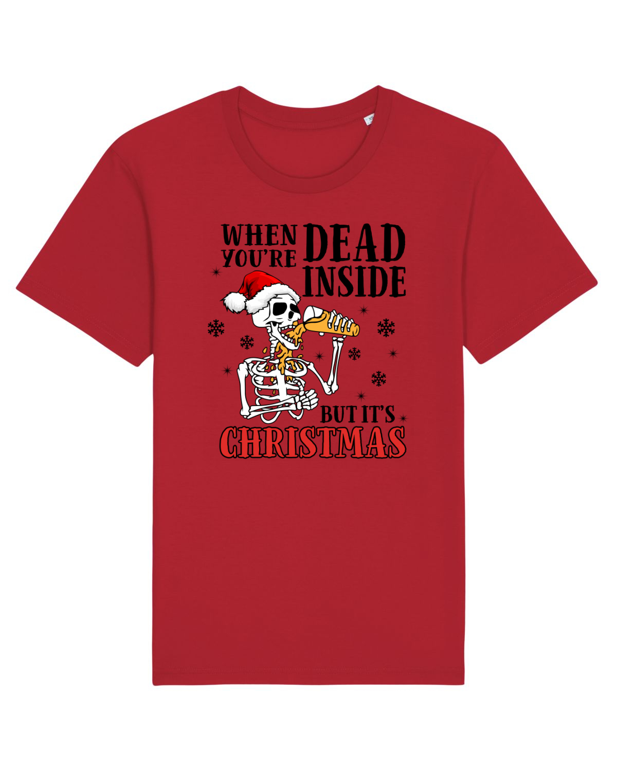 Tricou mânecă scurtă Unisex Rocker Red