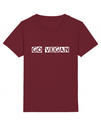 Go Vegan Burgundy