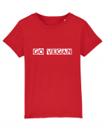 Go Vegan Tricou mânecă scurtă  Copii Mini Creator