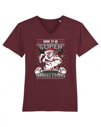 Born To Be Super Christmas Burgundy