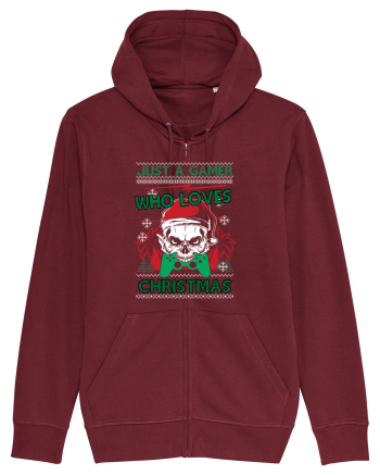 Just A Gamer Who Loves Christmas Burgundy