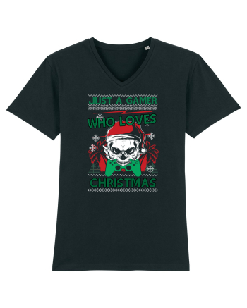 Just A Gamer Who Loves Christmas Black