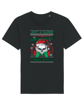 Just A Gamer Who Loves Christmas Black