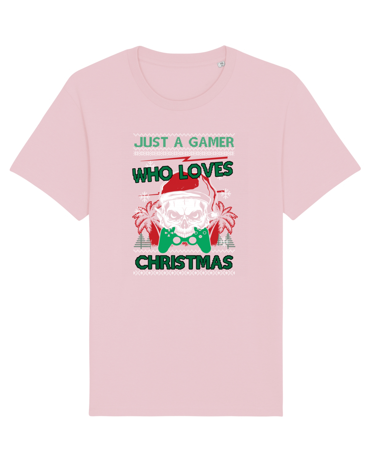 Tricou mânecă scurtă Unisex Rocker Cotton Pink