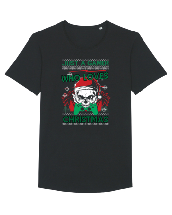 Just A Gamer Who Loves Christmas Black