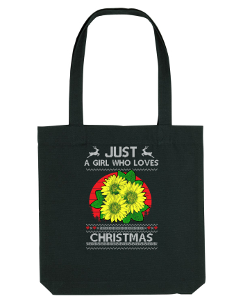 Just A Girl Who Loves Christmas Black