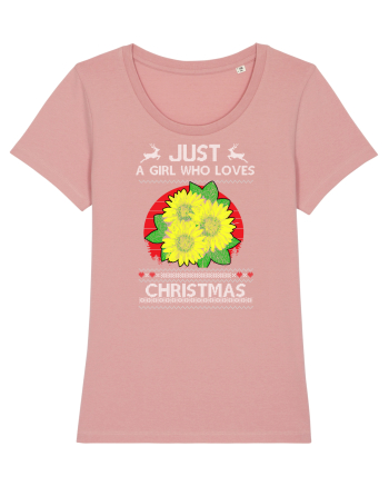Just A Girl Who Loves Christmas Canyon Pink