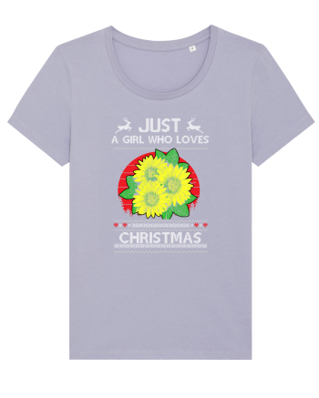 Just A Girl Who Loves Christmas Lavender