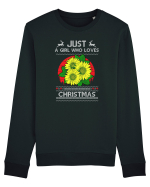 Just A Girl Who Loves Christmas Bluză mânecă lungă Unisex Rise