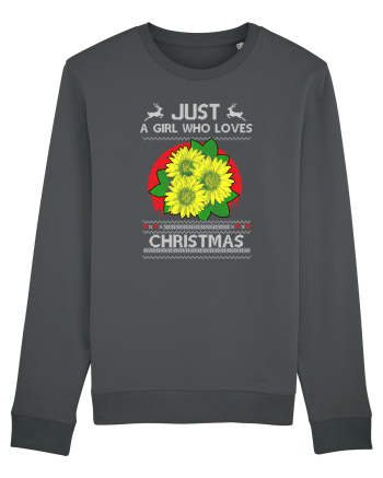 Just A Girl Who Loves Christmas Anthracite