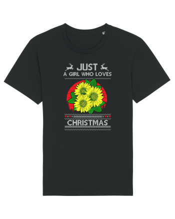 Just A Girl Who Loves Christmas Black