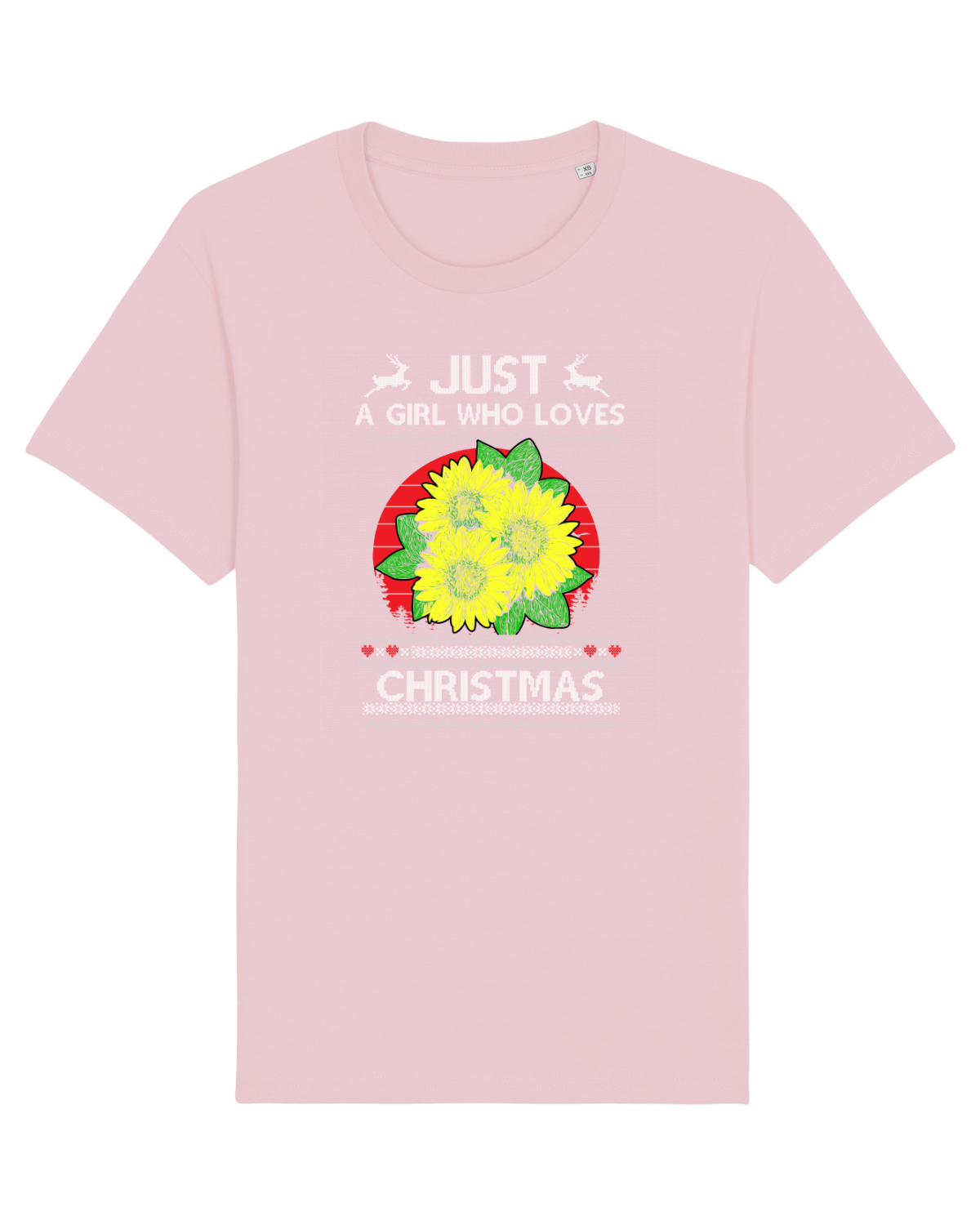 Tricou mânecă scurtă Unisex Rocker Cotton Pink
