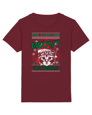 Meowy Catmas Burgundy