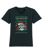 Meowy Catmas Tricou mânecă scurtă guler V Bărbat Presenter