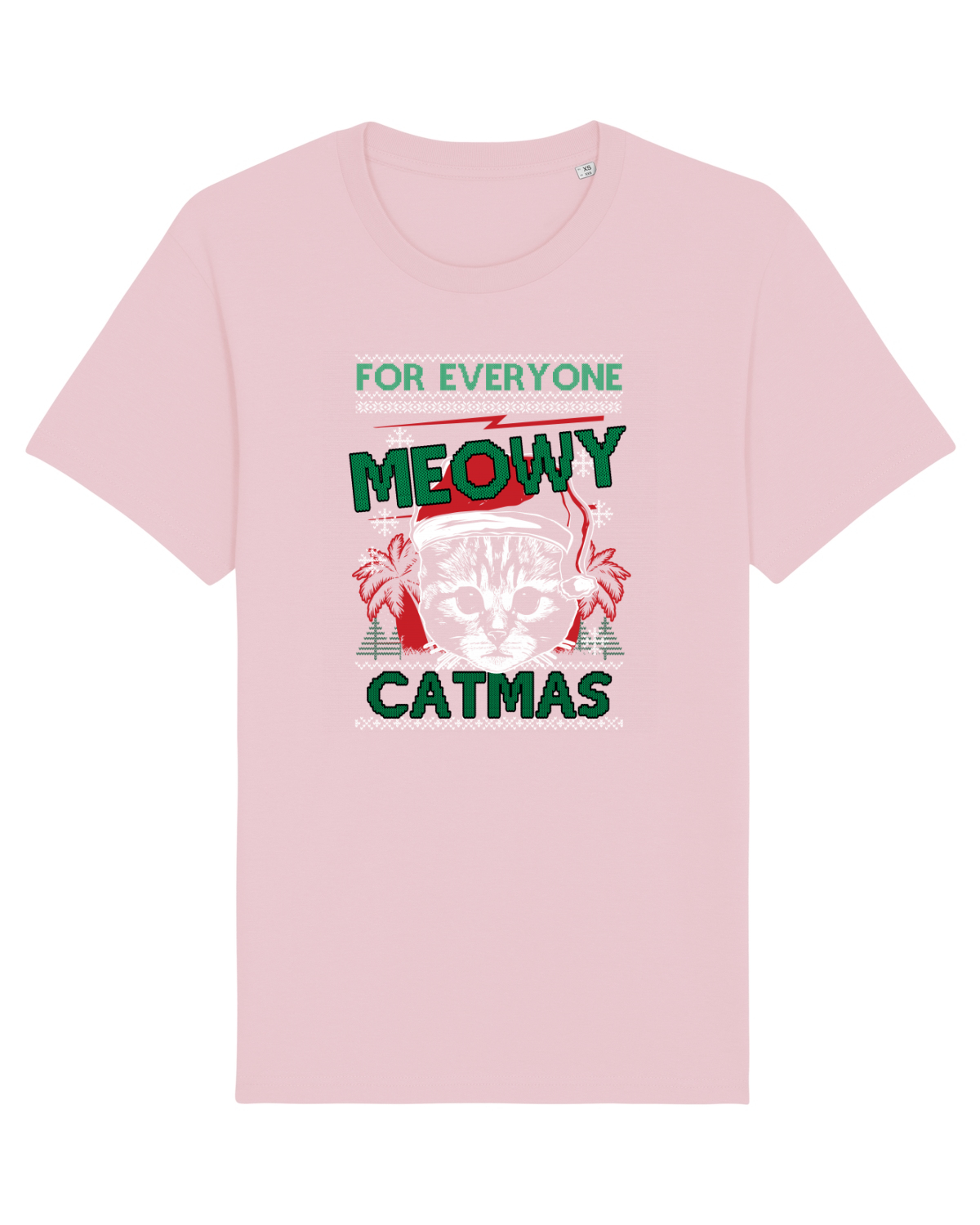 Tricou mânecă scurtă Unisex Rocker Cotton Pink