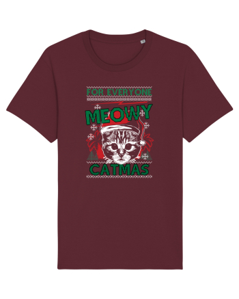Meowy Catmas Burgundy
