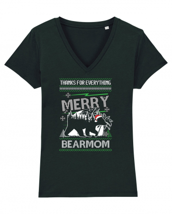 Merry Bearmom Thanks for Everything Black