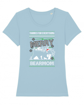 Merry Bearmom Thanks for Everything Sky Blue